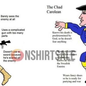 The Virgin Modern Soldier And The Chad Carolean Poster, Humorous Military Meme Comparison