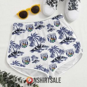 West Bromwich Albion Summer Hawaiian Shirt and Shorts Set Tropical Football Beach Outfit for Men 3