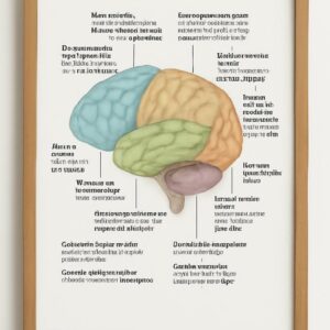Your Brain On Drumming Poster, Educational Wall Art About Brain Function And Music