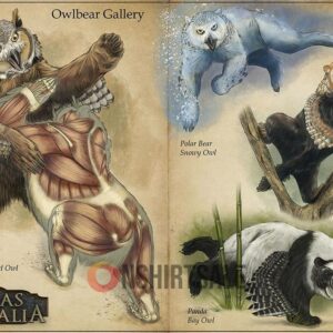 Owlbear Gallery Poster, Animals Combining Bears And Owls