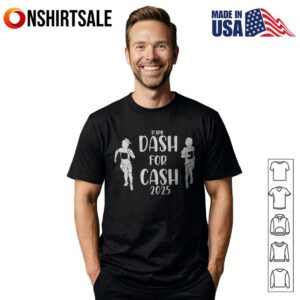 PJP II Dash for Cash 2025 T-Shirt, Fun Run Event Tee for Kids and Family Participants