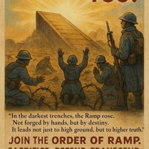 Ramp Needs You Poster, Vintage Military Style Propaganda for the Order of Ramp