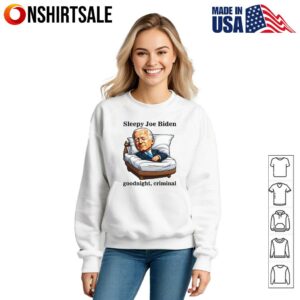 Sleepy Joe Biden Funny T Shirt Political Satire Cartoon Meme Tee for Humor Fans 3