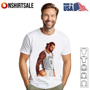 Steven Adams Thunder 12 T-Shirt, Cartoon Style NBA Basketball Fan Tee