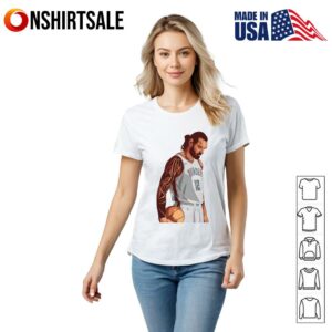 Steven Adams Thunder 12 T Shirt Cartoon Style NBA Basketball Fan Tee 2