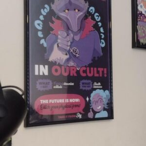 Viktor Cult Poster, Funny ‘We Want You in Our Cult!’ Sci-Fi Parody Art Print from MegaCon