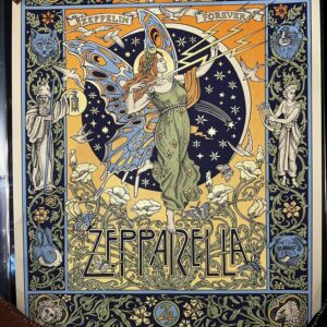 Zepparella Art Nouveau Poster, Signed Limited Edition Led Zeppelin Tribute Artwork